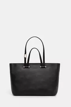 Кожаная сумка Furla, черный