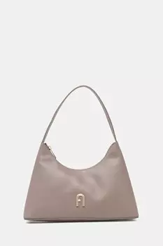 Кожаная сумка Furla, фиолетовый