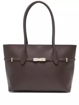 Кожаная сумка Furla Goccia, черный