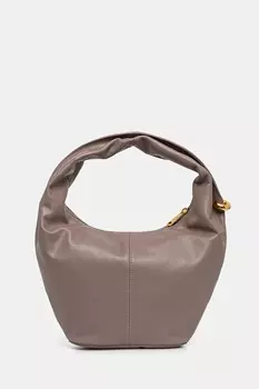 Кожаная сумка Furla, коричневый