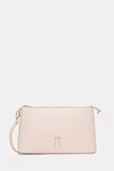 Кожаная сумка Furla, розовый