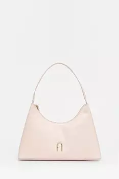 Кожаная сумка Furla, розовый
