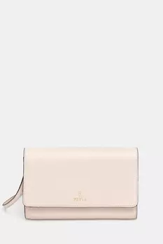 Кожаная сумка Furla, розовый