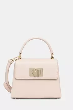 Кожаная сумка Furla, розовый