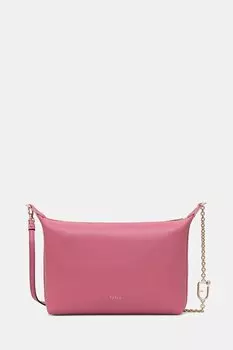 Кожаная сумка Furla, розовый