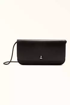 Кожаная сумка Genesi Furla, черный