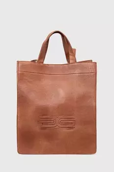 Кожаная сумка Gestuz, коричневый