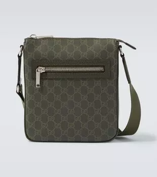 Кожаная сумка GG через плечо Gucci, Dk.Vin.Ol.V.O/D.V.O./