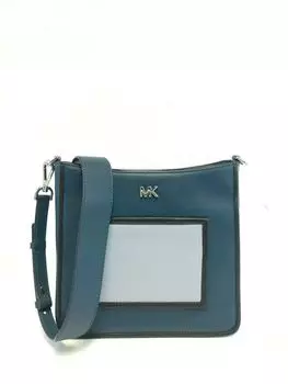 Кожаная сумка Gloria Pocket Swing Pack Crossbody [Роскошный бирюзовый] Michael Kors