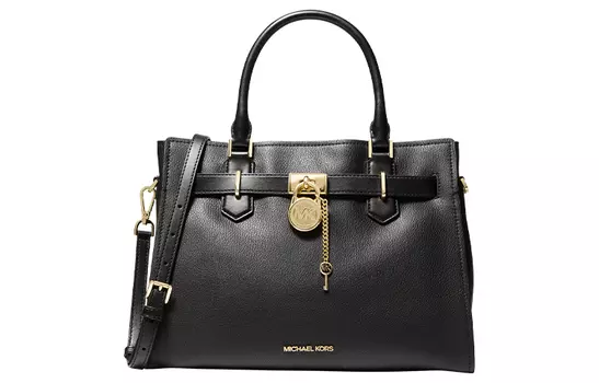 Кожаная сумка Hamilton среднего размера MICHAEL KORS