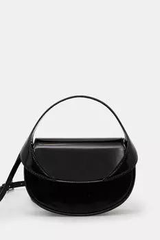 Кожаная сумка Hari By Far, черный