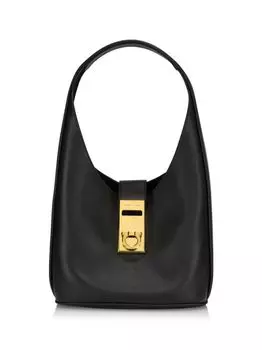 Кожаная сумка-хобо FERRAGAMO