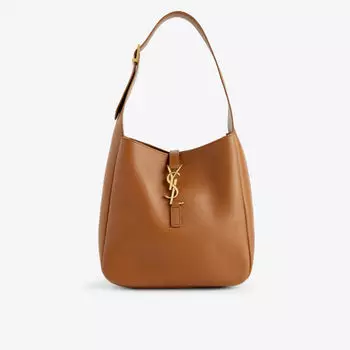 Кожаная сумка-хобо Le 5 7 Saint Laurent, цвет fox