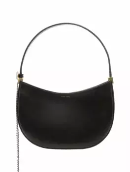 Кожаная сумка-хобо Magda Butrym, черный