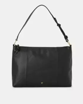 Кожаная сумка-хобо с ручкой-узлом Latouche, черный