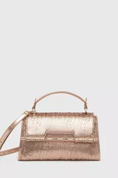 Кожаная сумка IRIS Guess, золотой
