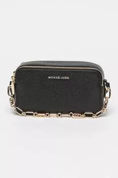 Кожаная сумка Jet Set Michael Kors, черный