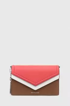 Кожаная сумка Jet Set MICHAEL Michael Kors, розовый