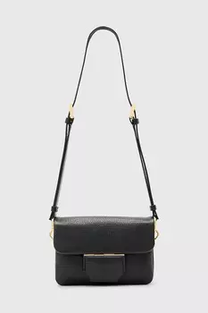 Кожаная сумка Jupiter Allsaints, черный