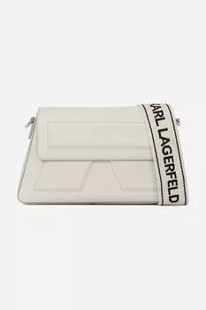 Кожаная сумка Karl Lagerfeld, белый