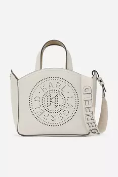 Кожаная сумка Karl Lagerfeld, белый