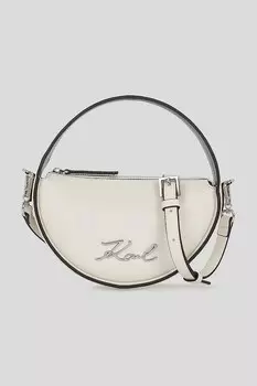 Кожаная сумка Karl Lagerfeld, белый