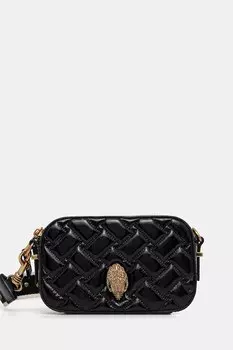 Кожаная сумка Kensington Kurt Geiger London, черный