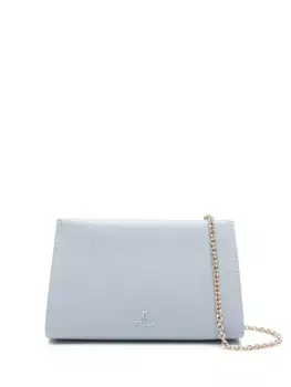 Кожаная сумка-клатч Furla, синий