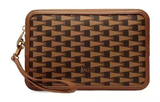 Кожаная сумка-клатч Pennant BALLY