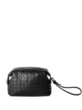 Кожаная сумка-клатч Serapian, черный