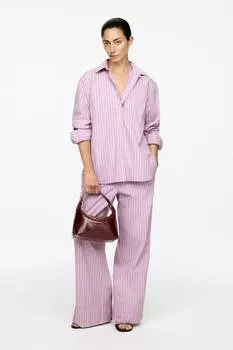 Кожаная сумка квадратной формы Arket, красный