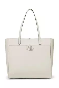 Кожаная сумка Lauren Ralph Lauren, белый