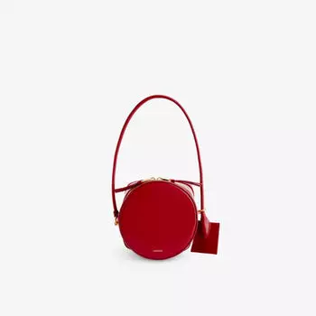 Кожаная сумка le vanito с верхней ручкой Jacquemus, красный