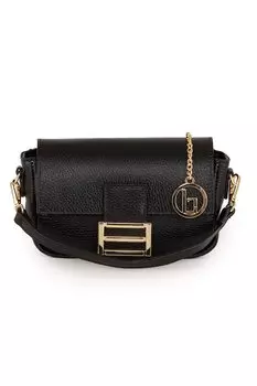 Кожаная сумка Lia Biassoni, черный