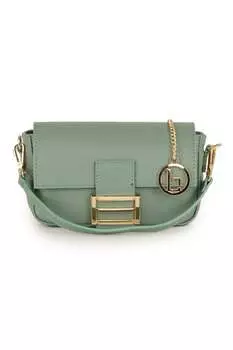 Кожаная сумка Lia Biassoni, зеленый