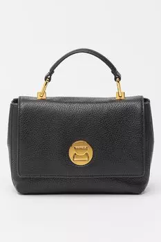 Кожаная сумка Liya с ручкой Coccinelle, черный