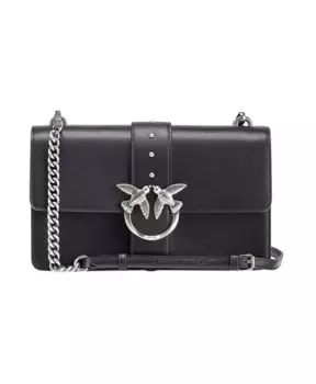 Кожаная сумка Love Bag Icon Pinko, черный