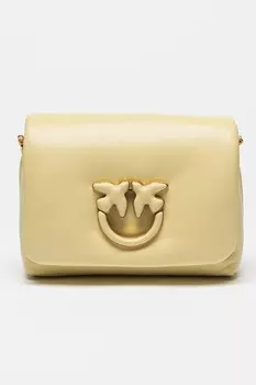 Кожаная сумка Love Click Baby Pinko, зеленый