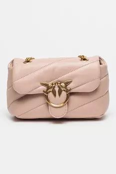 Кожаная сумка Love Puff для малышей Pinko, розовый