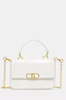 Кожаная сумка Luisa Spagnoli, бежевый