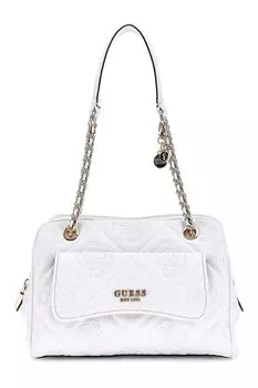 Кожаная сумка Marieke Guess, белый