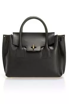 Кожаная сумка Massimo Castelli, черный