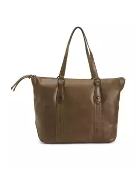 Кожаная сумка Melissa Frye, хаки