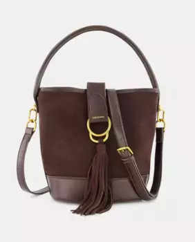 Кожаная сумка-мешок Tintoretto, цвет Chocolate