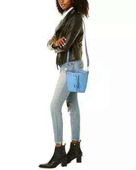 Кожаная сумка-мешок Valentino by Mario Valentino Jules, серый