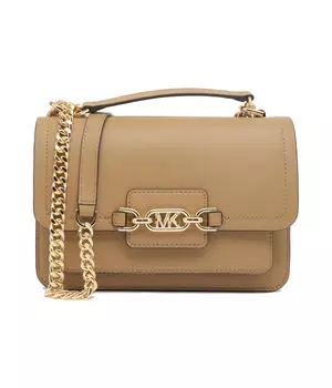 Кожаная сумка-мессенджер цвета вереска Michael Kors, желтый