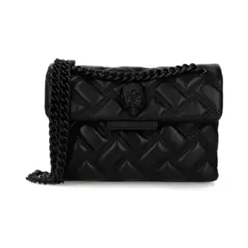 Кожаная сумка-мессенджер Kensington маленького размера Kurt Geiger, черный