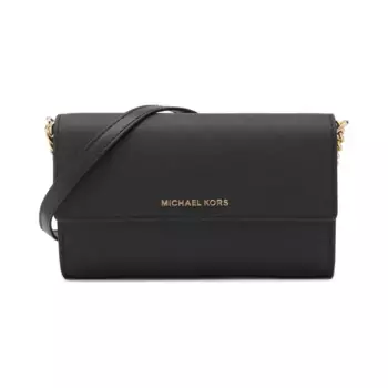 Кожаная сумка-мессенджер/кошелек Michael Kors, черный