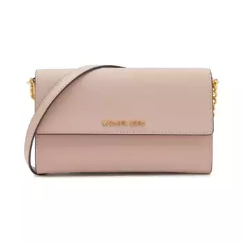 Кожаная сумка-мессенджер/кошелек Michael Kors, розовый