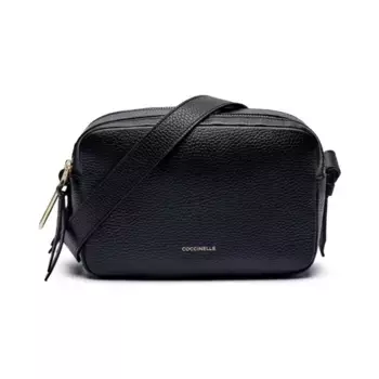 Кожаная сумка-мессенджер Malory Coccinelle, черный